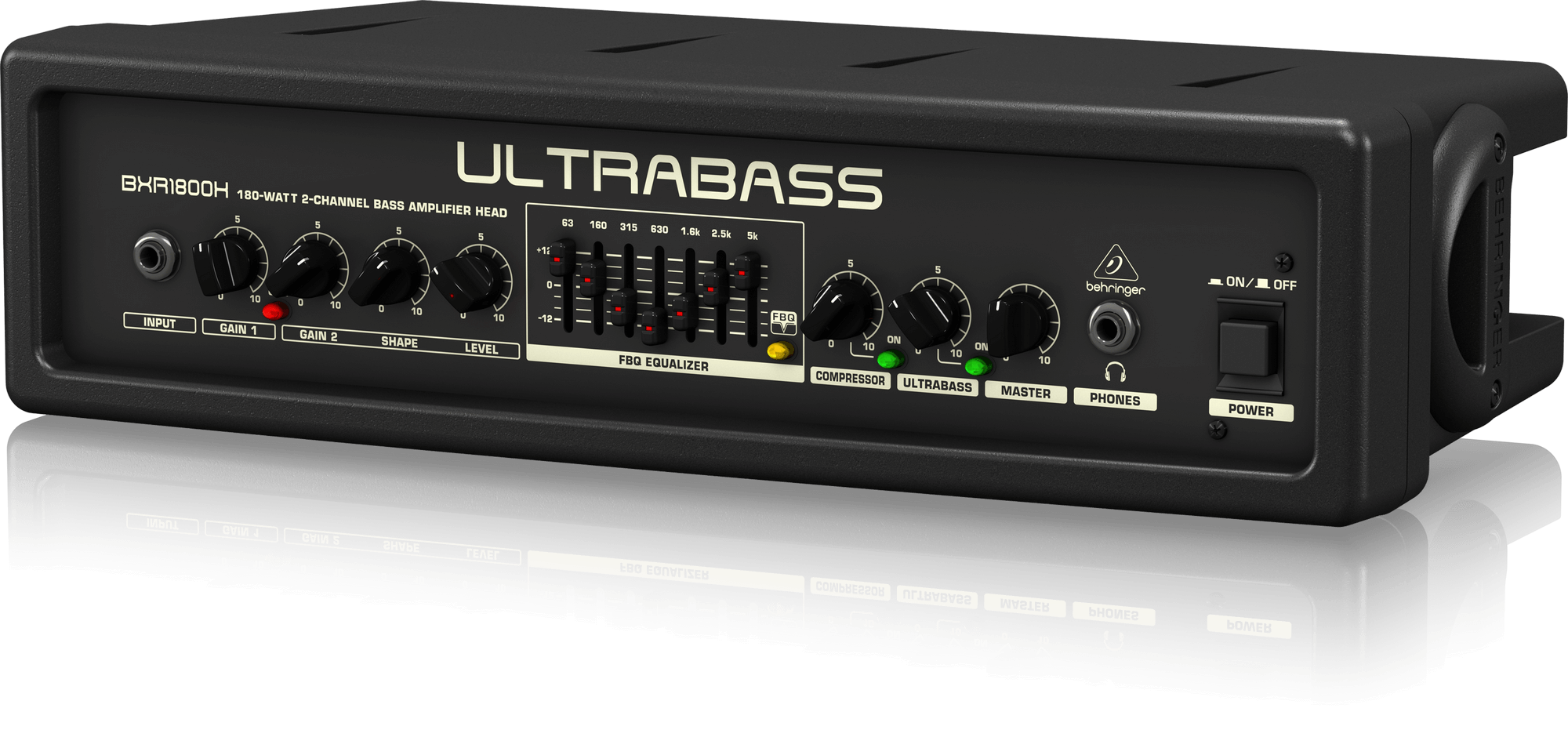 ベリンガー　BXR-1800 ベースヘッドアンプ Behringer | Product | BXR1800H