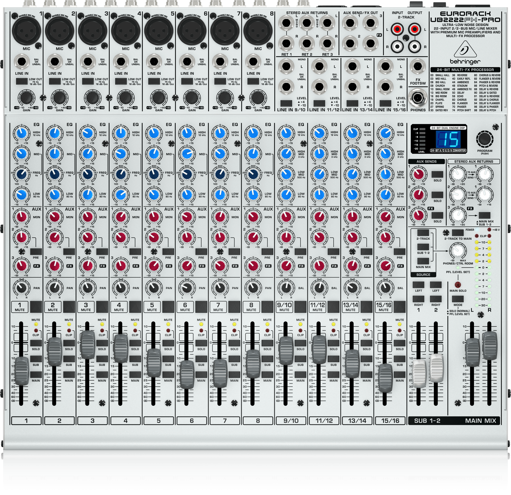 Behringer | Product | UB2222FX-PRO