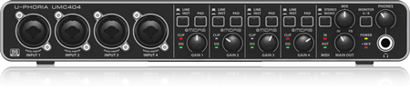 DTM・DAW behringer U-PHORIA UMC404HD Behringer 4 inputs and four outputs MIDI / USB audio