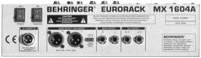 Behringer | Product | MX1604A