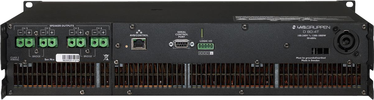 Lab Gruppen | Product | D 80:4T