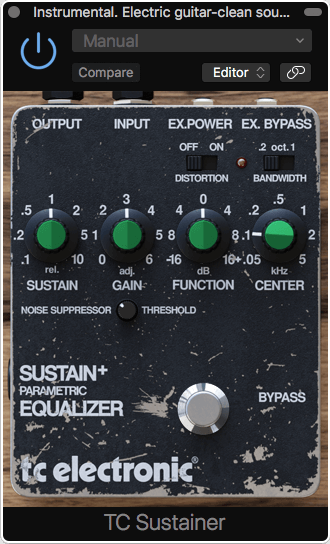 ベース t.c. electronic SUSTAIN+ PARAMETRIC EQ TC Electronic | Product | SUSTAIN+ EQUALIZER