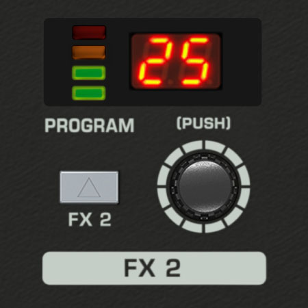 Built-in Digital Multi- FX Processor