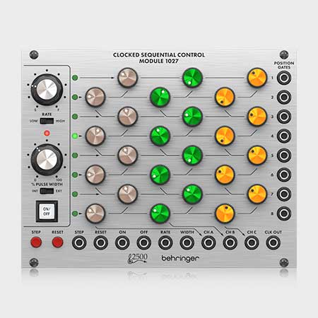 最愛 | Product | Behringer CLOCKED 1027 MODULE CONTROL SEQUENTIAL 鍵盤楽器