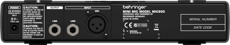Behringer | Product | MIC800