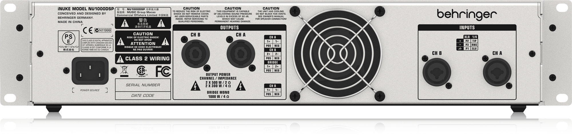 Behringer | Product | NU1000DSP
