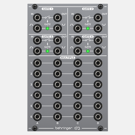 Behringer | Product | 173 QUAD GATE/MULTIPLES