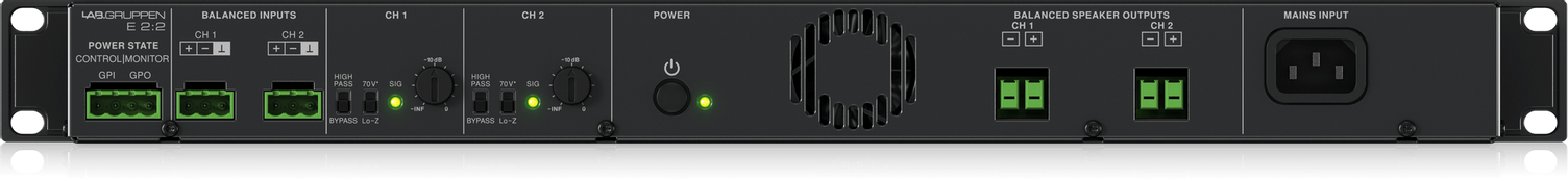 パワーアンプ LAB GRUPPEN E12:2 1200w E12:2 | ビーテック株式会社