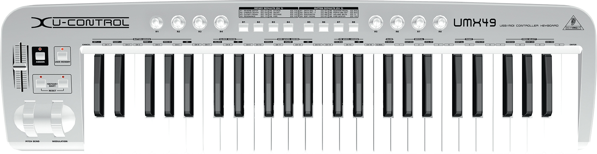 MIDI キーボード BEHRINGER UMX610 BEHRINGER(ベリンガー)/MIDIキーボード/UMX610 U-CONTROL -DJ