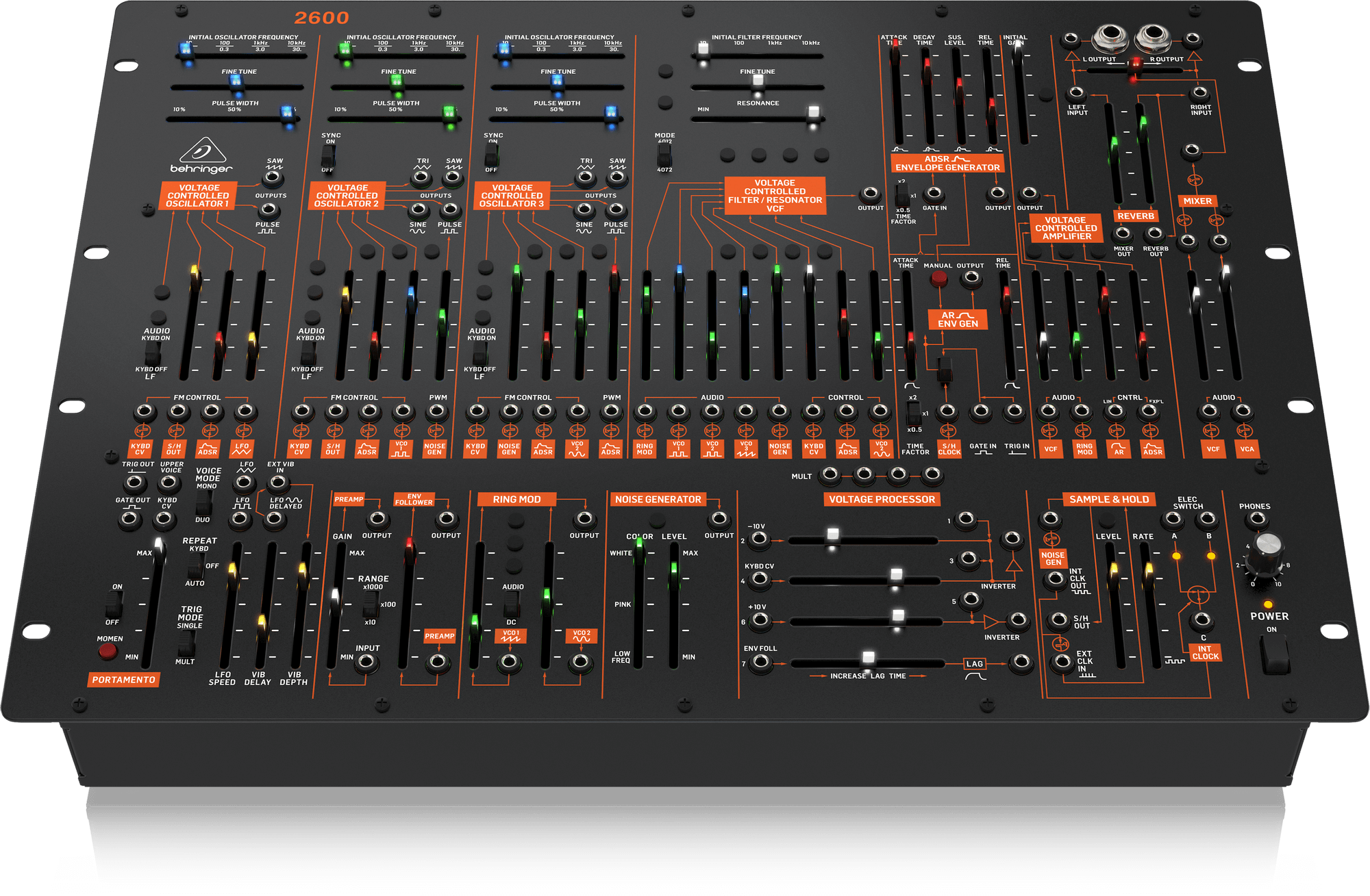 Behringer 2600、アナログシンセ、モジュラー、Arp、ユーロラック Behringer | Product | 2600