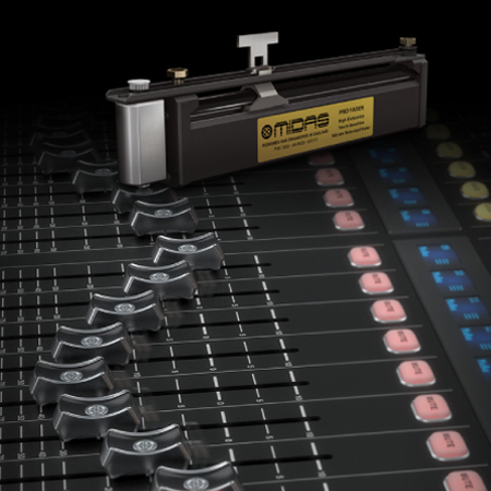 The Midas PRO FADER- Rated for 1 Million Life Cycles