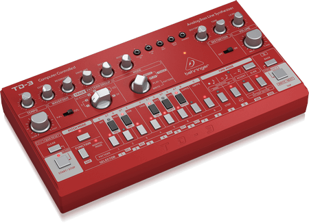 BEHRINGERからパワフルなベースシンセサイザーTD-3が誕生いたし