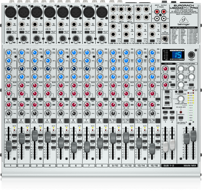 Amazon.com: Behringer EURORACK UB2222FX-PRO Ultra-Low Noise