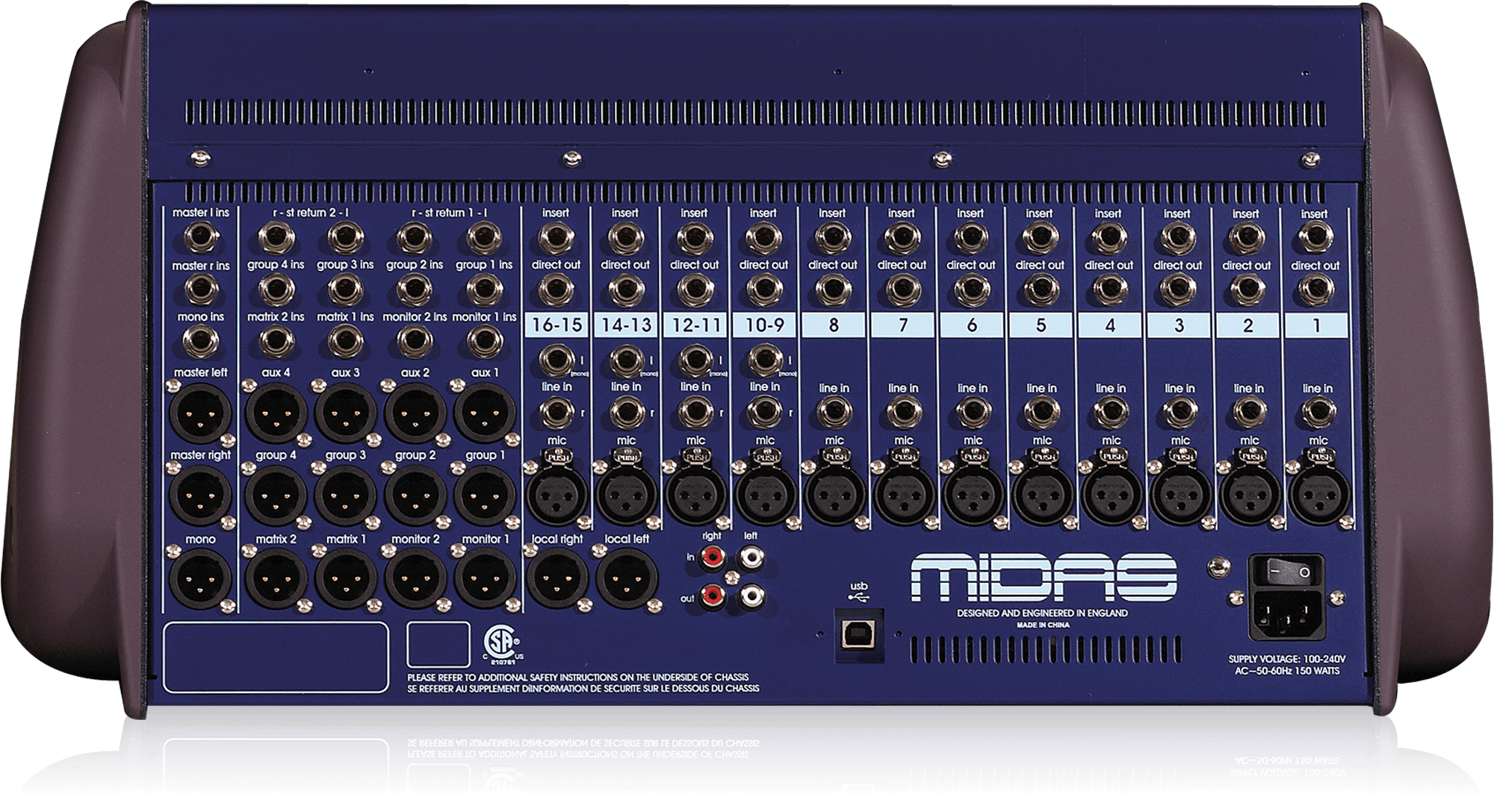 【ジャンク】midas ミキシングコンソール midas venice u16 Midas | Product | VU16