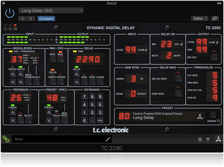 TC Electronic | Product | TC 2290 - Legendary Dynamic Delay