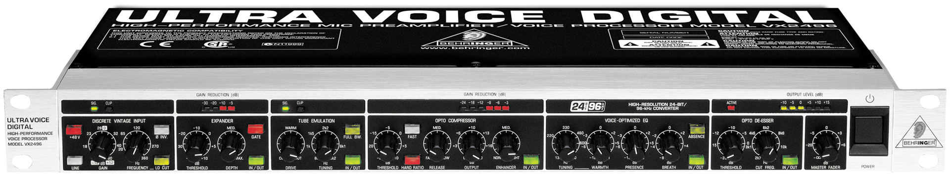 ギター ULTRA-VOICE DIGITAL VX2496 Behringer | Product | VX2496