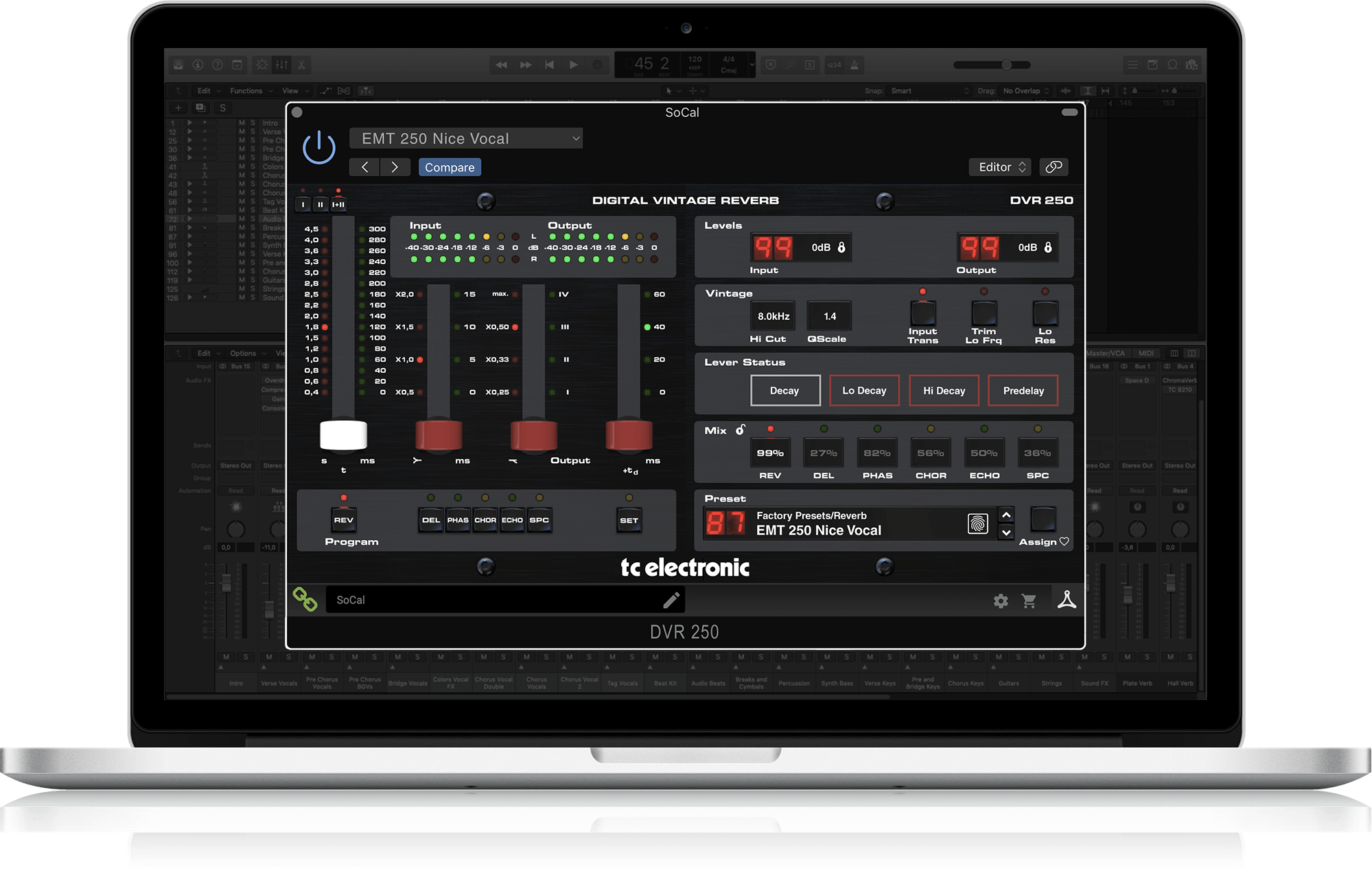 TC Electronic | Product | DVR 250 - Digital Vintage Reverb