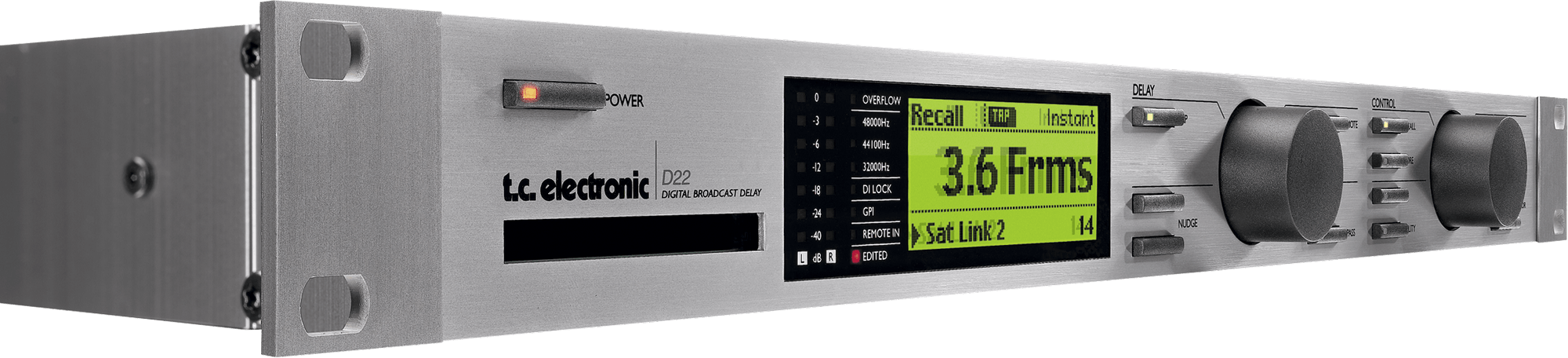 TC Electronic | Product | D-D22 DIGITAL BROADCAST DELAY, 1