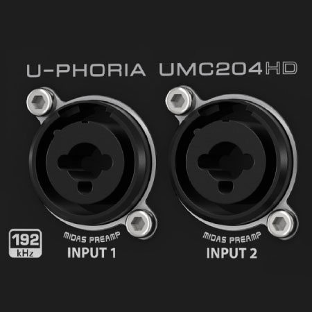 Amazon.com: Behringer U-Phoria UMC204HD Audiophile 2x4 USB