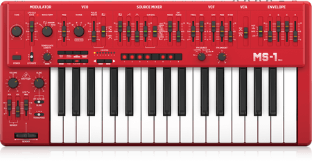 Behringer MS-1  アナログシンセサイザー(旧MS-101) Behringer | Product | MS-1 MK II-RD