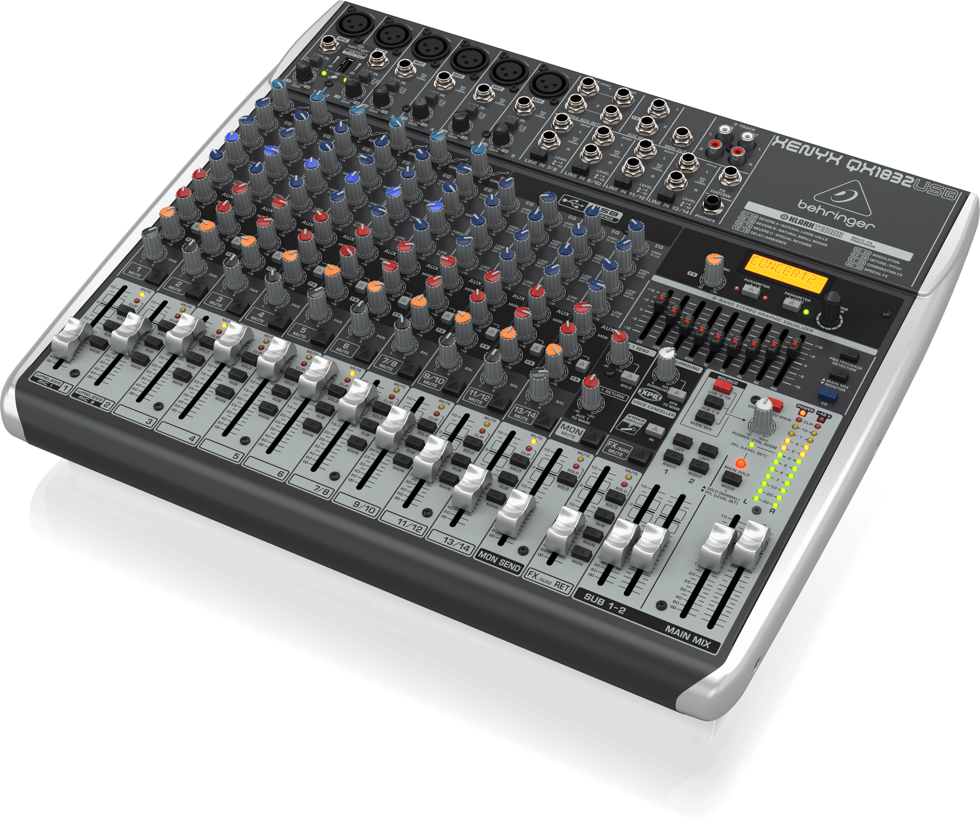 Amazon.com: Behringer XENYX QX1002USB Premium 10-Input 2-Bus