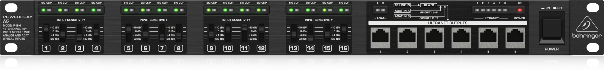 【動作品】ベリンガー インプットモジュール p16-i Amazon.com: Behringer Powerplay P16-I 16-channel Input Module