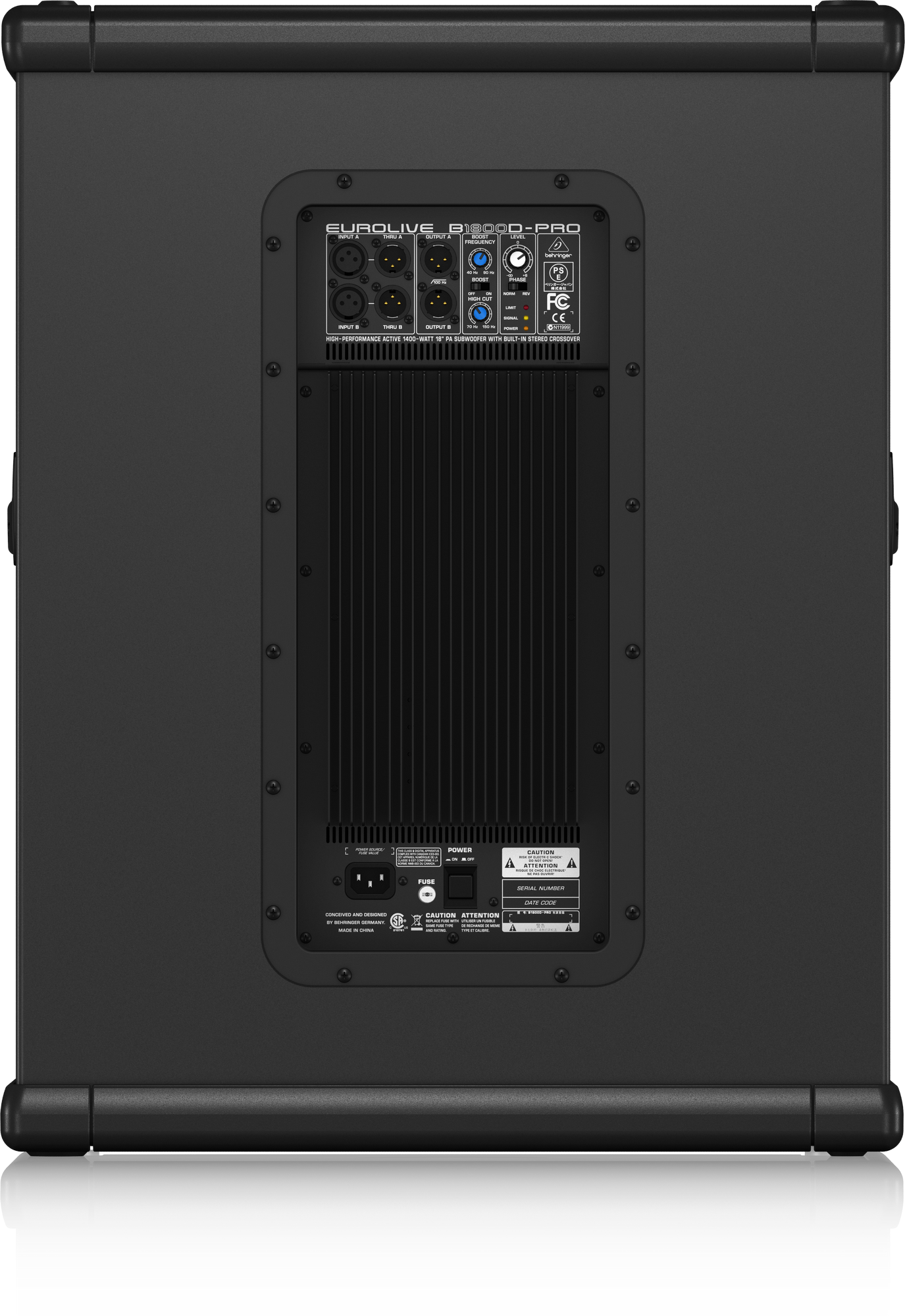 Behringer | Product | B1800D-PRO Behringer | Product | B1800D-PRO