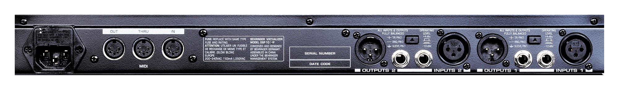 Behringer DSP1024P Virtualizer Pro | Musician's Friend