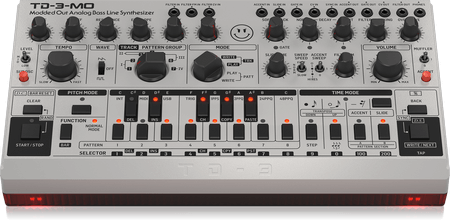 Behringer TD-3-SR Analog Bass Line Synthesizer - Silver