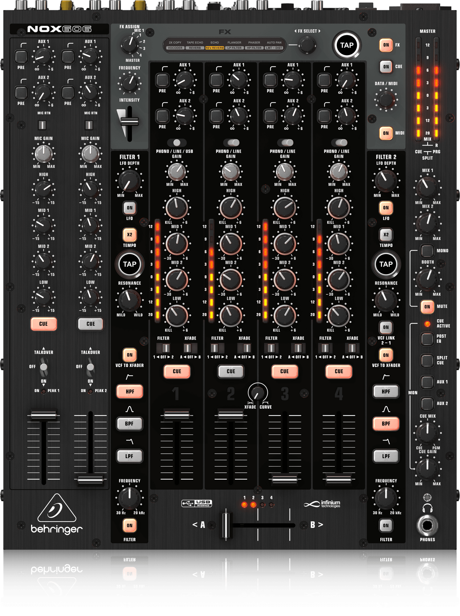 【希少】Behringer DJミキサー 6ch NOX606 Behringer | Product | NOX606