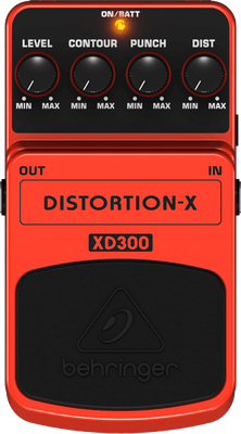 BEHRINGER XD300 BOSS XT-2 ディストーションペダルセット