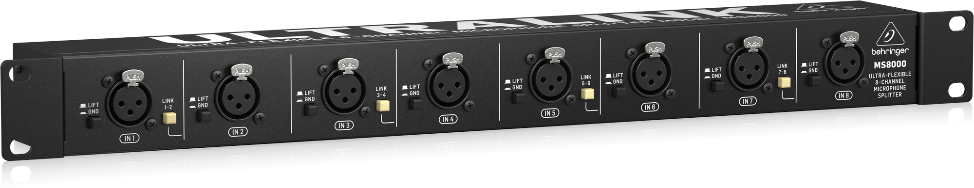 Behringer MS8000 8chマイクロフォンスプリッター Behringer | Product | MS8000