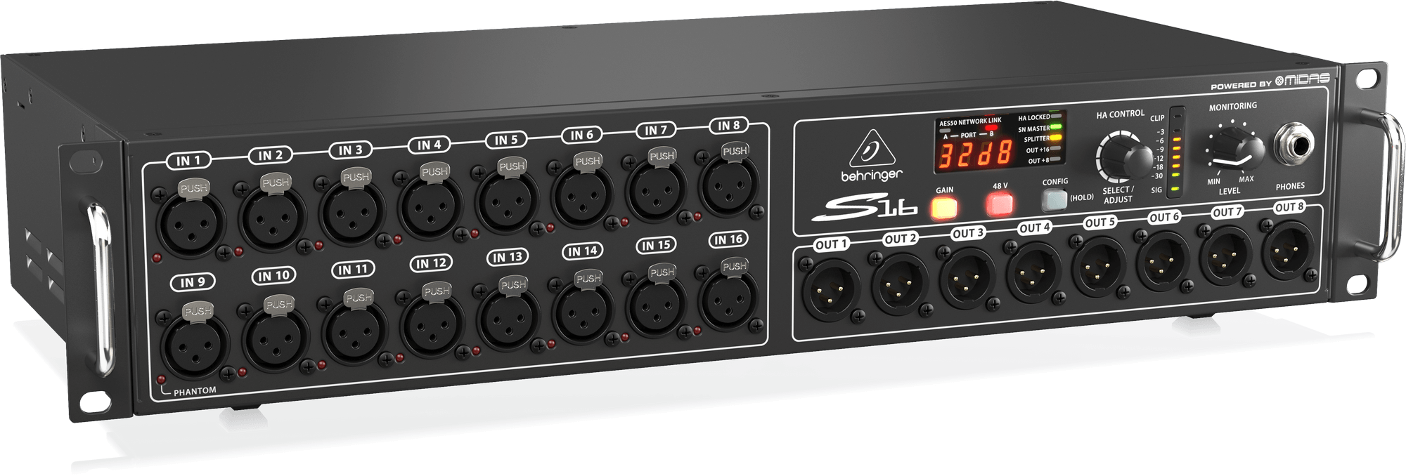 Behringer S16 16 Channel Digital Snake with Remote