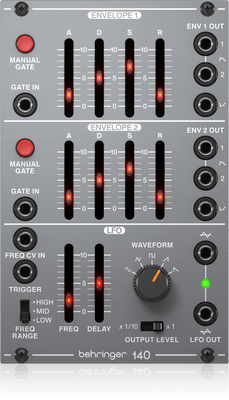 鍵盤楽器 Behringer 140 EG/LFO Behringer | Product | 140 DUAL ENVELOPE/LFO