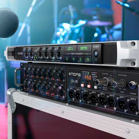 Midas DL8 PoE (Power over Ethernet) Powered Stage Boxes