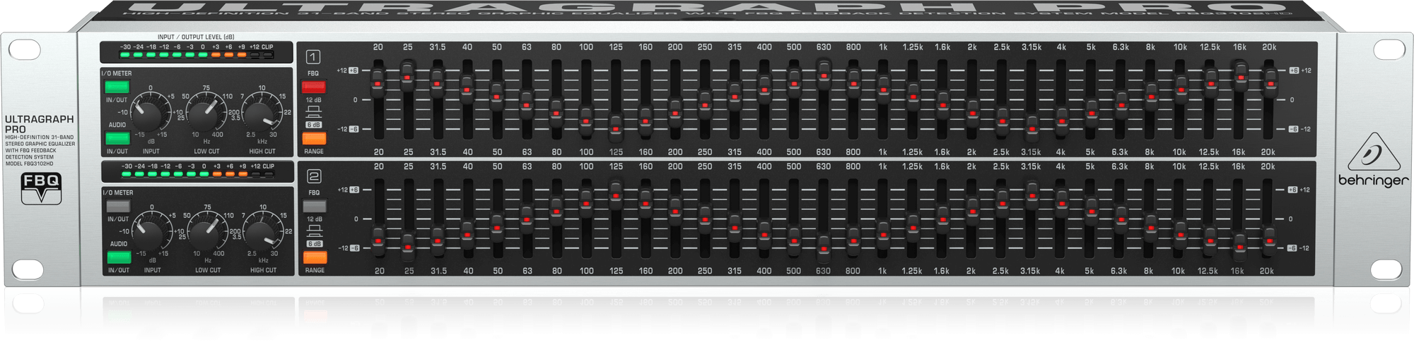ラック付き　EUROPOWER Multicom Ultragraph FBQ Behringer Europower Multicom Ultragraph FBQ Power Amp Rack
