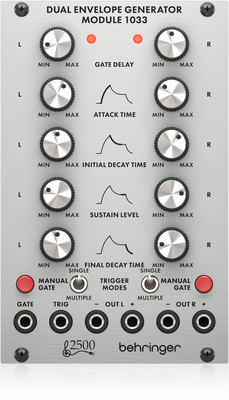 Behringer | Product | DUAL ENVELOPE GENERATOR MODULE 1033
