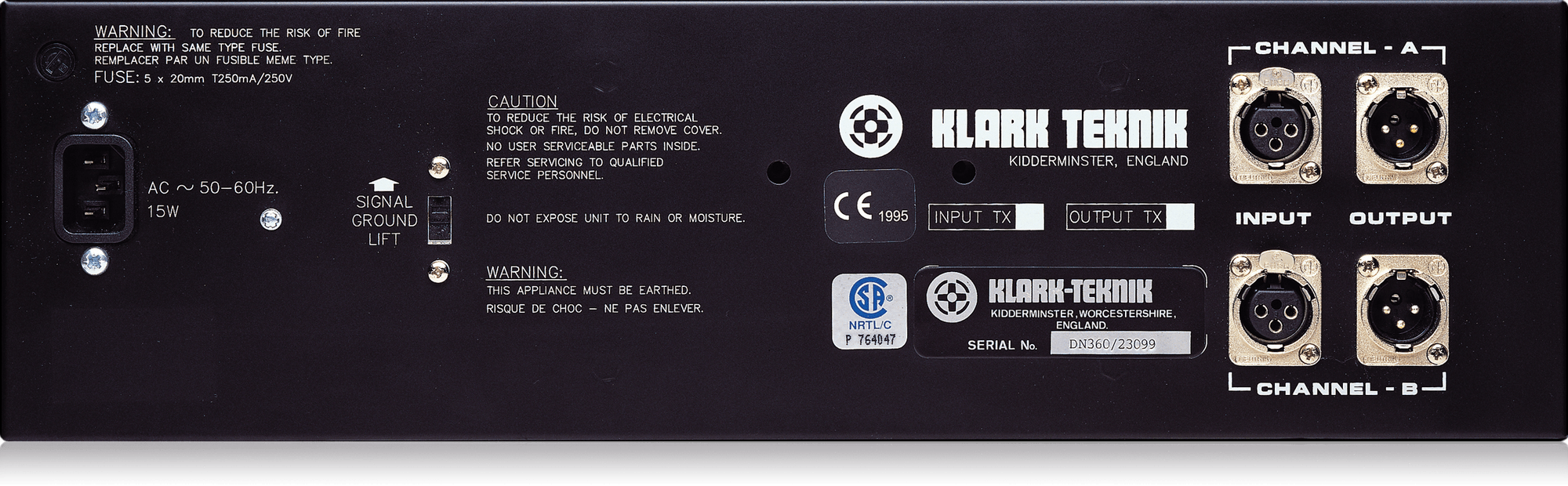 Klark Teknik | Product | DN360-P2H