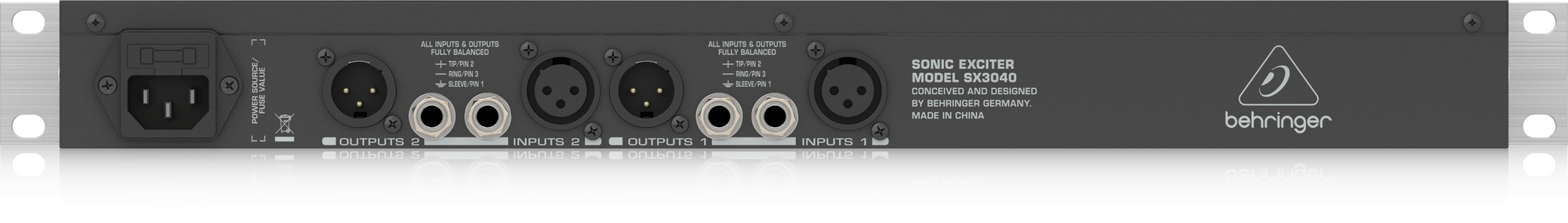配信機器・PA機器・レコーディング機器 SONIC EXCITER SX3040 Behringer | Product | SX3040