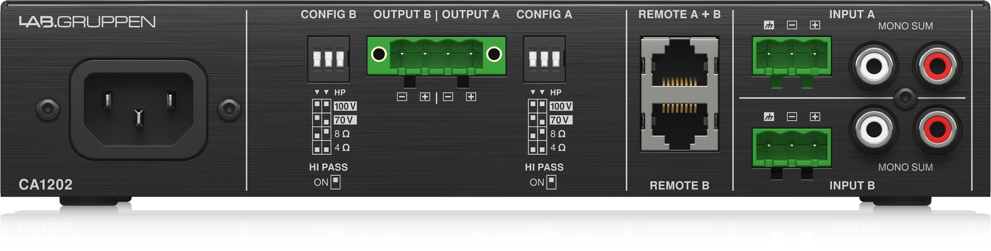 パワーアンプ LAB GRUPPEN E12:2 1200w Lab.gruppen E 12:2 Power Amplifier