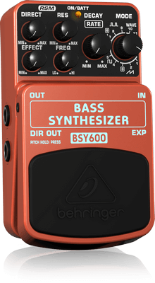 behringer BSY600 ベースシンセサイザーエフェクトペダル Behringer Bass Synthesizer BSY600 | Sweetwater