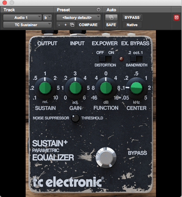 ブランド購入サイト TC Electronic EQUALIZER SUSTAIN+ | Product | ギター