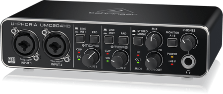 Amazon.co.jp: BEHRINGER U-PHORIA UMC204 : 楽器・音響機器