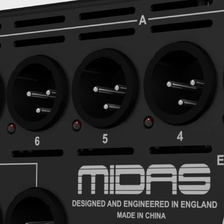 High Output Drive Line Outputs with Mute