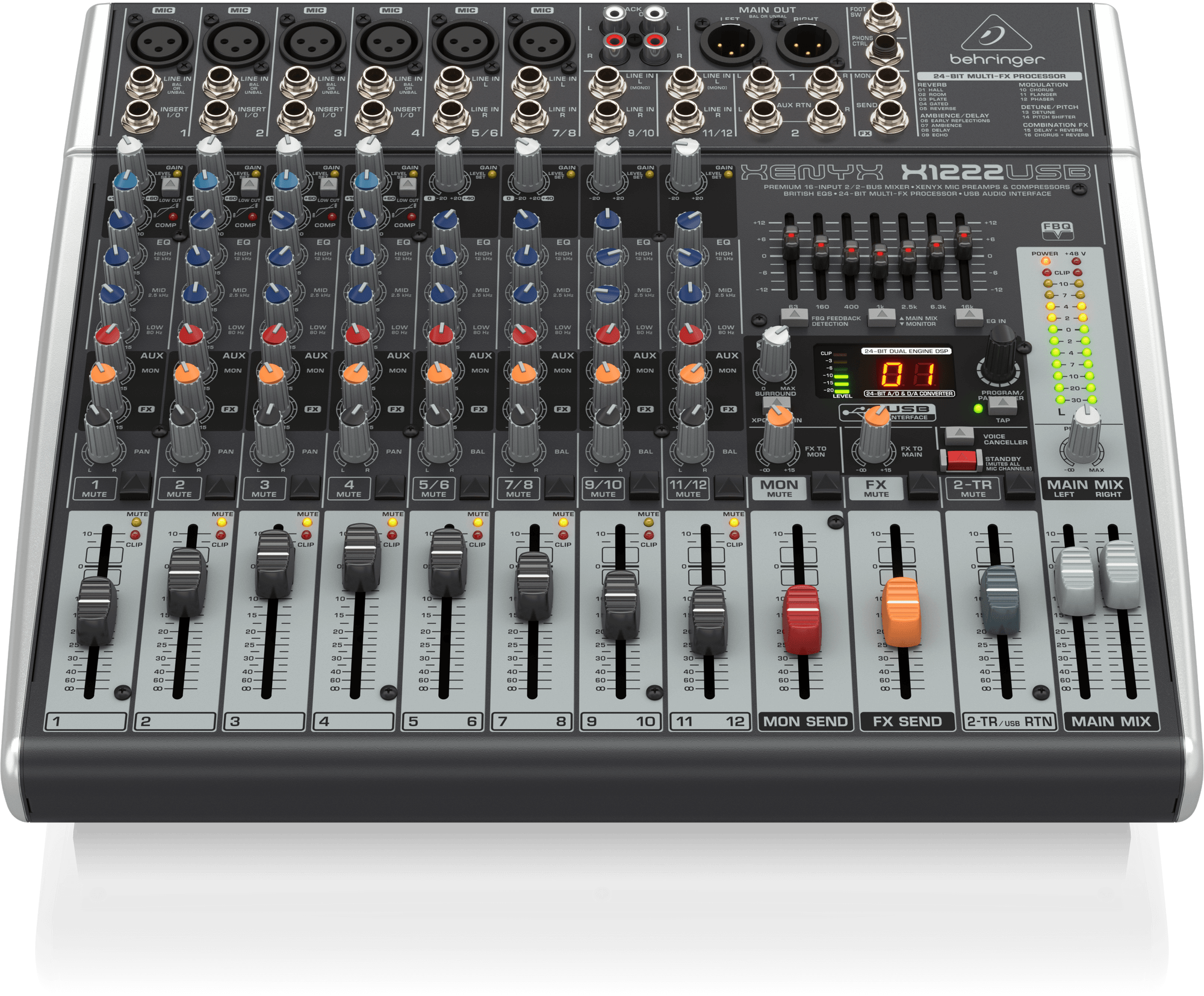 Behringer | Product | XENYX X1222USB Behringer | Product | XENYX X1222USB