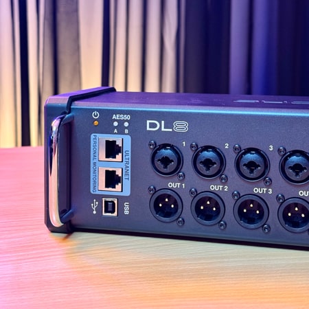 Dual AES50 Ports for Massive Connectivity