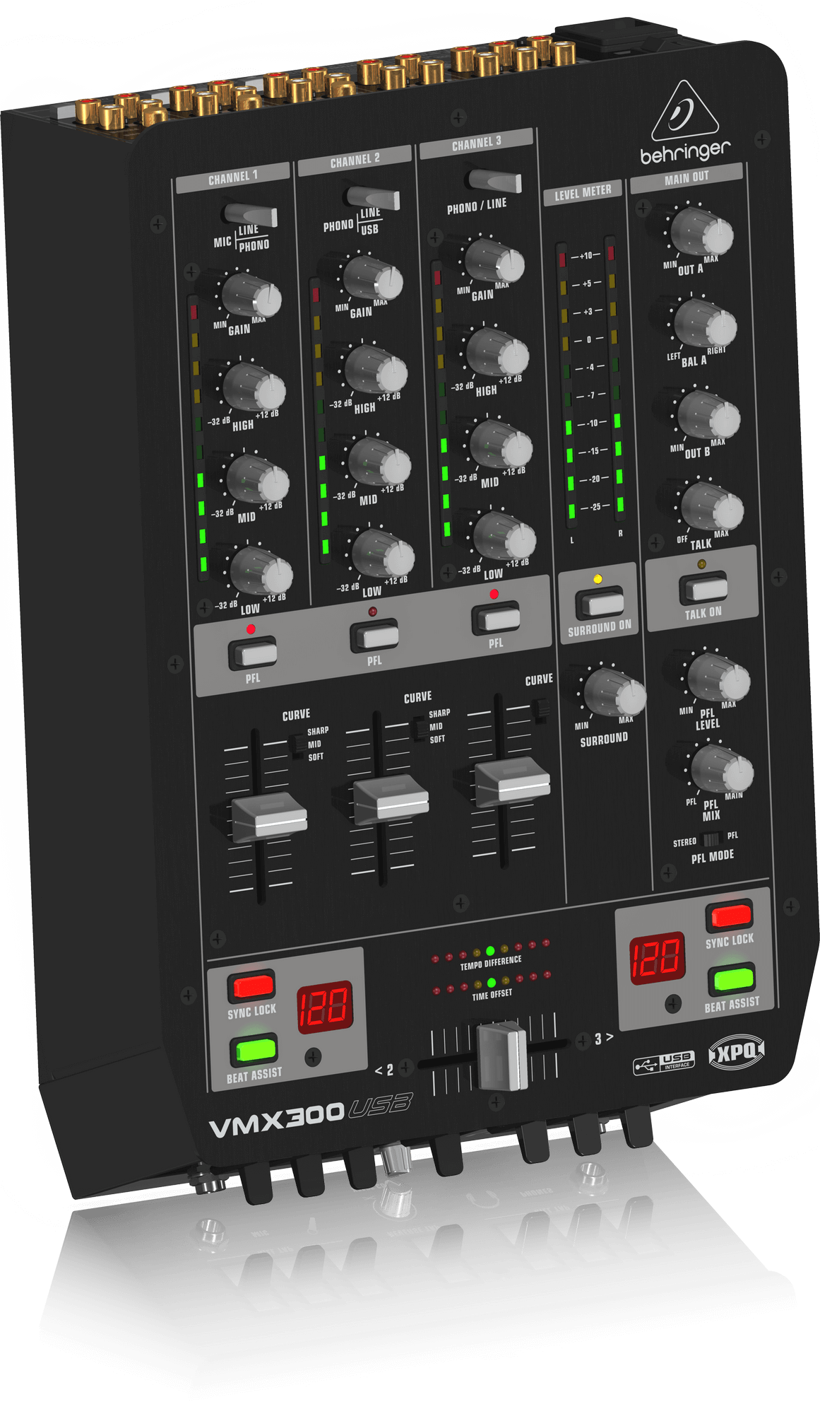 Behringer Model VMX-300 VMX300 DJ 3 Channel Pro Mixer | eBay