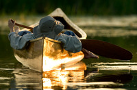image of person in canoe