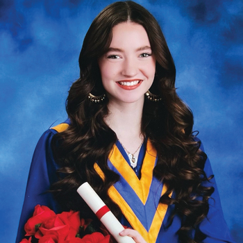 Siobhan Marie graduation photo