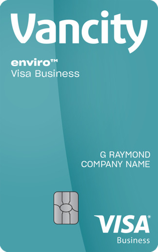 enviro Visa Business card with Vancity Rewards